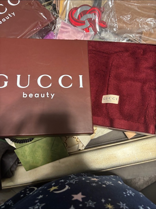 Gucci Other - Gucci Burgundy hand Towel Authentic